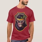 Gorilla with war makeup T-Shirt (Vorderseite)