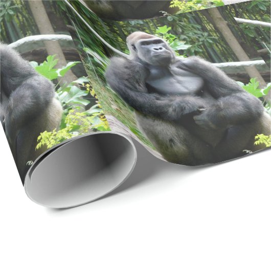 Gorilla Wrapping Paper Geschenkpapier (Rolleneckpunkt)
