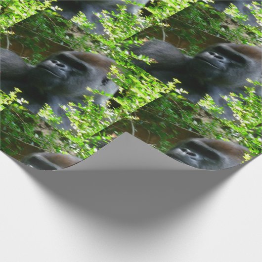 Gorilla Wrapping Paper Geschenkpapier (Ecke)