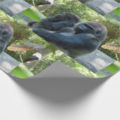 Gorilla Wrapping Paper Geschenkpapier (Ecke)