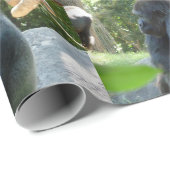 Gorilla Wrapping Paper Geschenkpapier (Rolleneckpunkt)