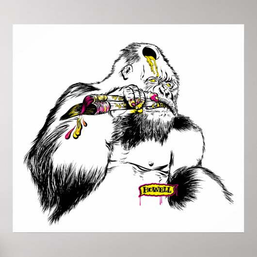 Gorilla x Artist Poster (Vorne)