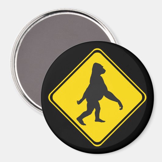 Gorilla Xing! Magnet (Vorderseite/Rückseite)