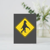 Gorilla Xing! Postkarte (Stehend Vorderseite)
