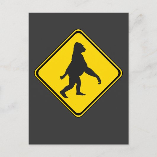 Gorilla Xing! Postkarte (Vorderseite)