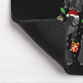Gorilla Xmas Weihnachtsmannmütze Gorilla C Mousepad (Ecke)