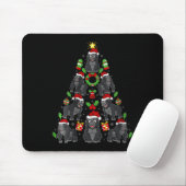 Gorilla Xmas Weihnachtsmannmütze Gorilla C Mousepad (Mit Mouse)