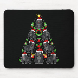 Gorilla Xmas Weihnachtsmannmütze Gorilla C Mousepad