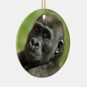 Gorilla Youngster Keramik Ornament (Rechts)