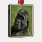 Gorilla Youngster Ornament Aus Metall (Rechts)