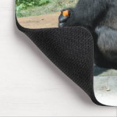 Gorilla-Zeit-heraus Mausunterlage Mousepad (Ecke)