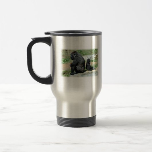 Gorilla-Zeit heraus reisen Tasse (Links)