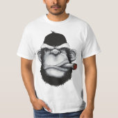 Gorilla-Zigarre T-Shirt (Vorderseite)