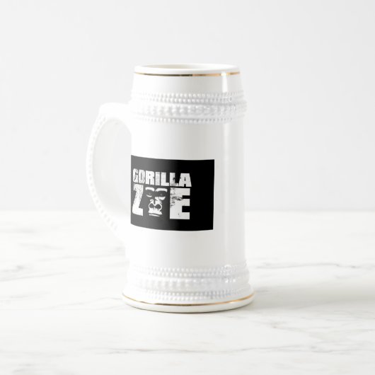 Gorilla-Zoe-Tasse - Logo Bierglas (Vorderseite Links)