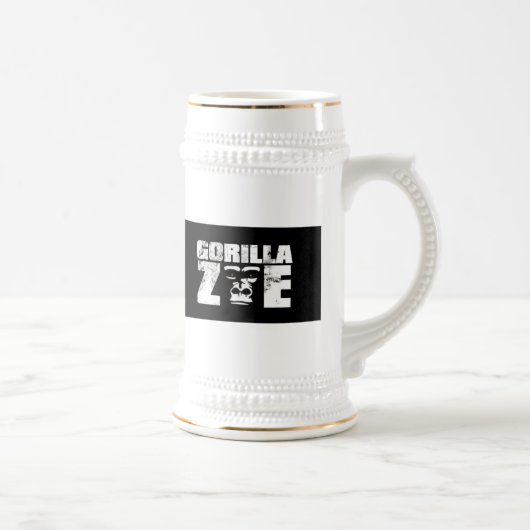 Gorilla-Zoe-Tasse - Logo Bierglas (Rechts)