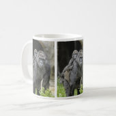 Gorillababy u. -mamma kaffeetasse (Vorderseite Links)