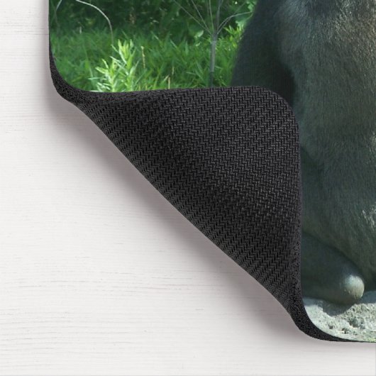Gorillarückseite, Mond-Strahlen Mousepad (Ecke)