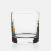 Gorillas am Arbeitsplatz Whiskyglas (Links)