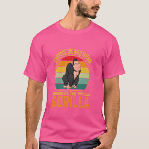 Gorillas Animals Chimpanzee Wildlife The Gorill T-Shirt