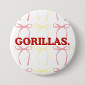 Gorillas-Bogenknopf Button (Vorderseite)