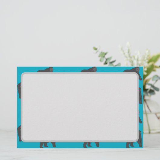 Gorillas Briefpapier (Stehend Vorderseite)