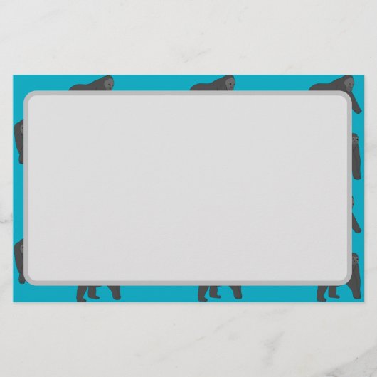 Gorillas Briefpapier (Vorderseite)