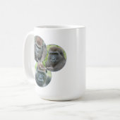 Gorillas bringen mich zum Lächeln Kaffeetasse (Vorderseite Links)