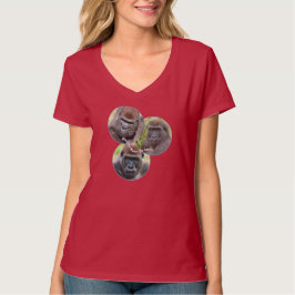 Gorillas bringen mich zum Lächeln T-Shirt