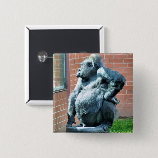 GORILLAS BUTTON (Vorne & Hinten)