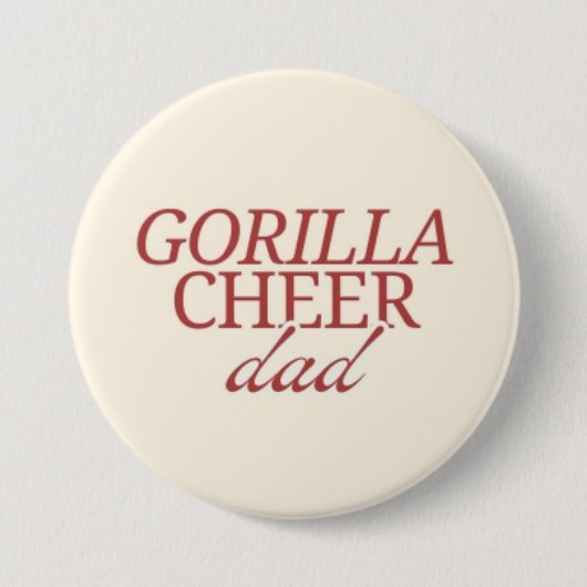 Gorillas cheer Papa Button (Vorderseite)