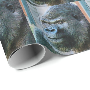 GORILLAS GESCHENKPAPIER