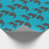 Gorillas Geschenkpapier (Ecke)