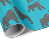 Gorillas Geschenkpapier (Rolleneckpunkt)