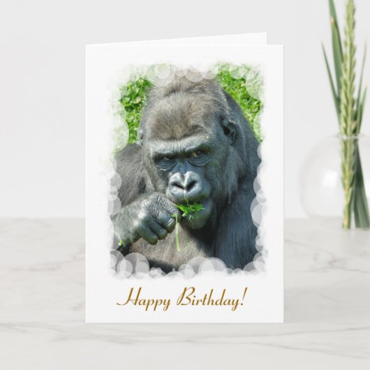 GORILLAS KARTE (Vorderseite)