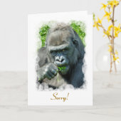 GORILLAS KARTE (Gelbe Blume)