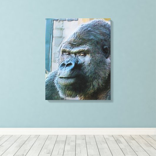 GORILLAS LEINWANDDRUCK (Insitu (Holzboden))