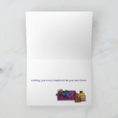 Gorillas lustige neue Zuhause-Karte Karte (Innenseite)