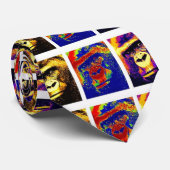 Gorillas Pop Krawatte (Gerollt)