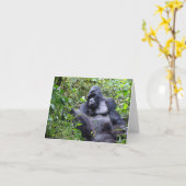 Gorillas-Ruanda Karte (Gelbe Blume)