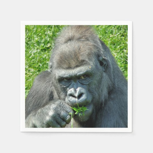 GORILLAS SERVIETTE (Vorderseite)