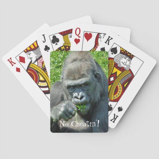 GORILLAS SPIELKARTEN (Rückseite)