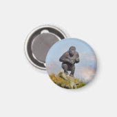 Gorillas Tree-Balancing Act Magnet (Vorderseite/Rückseite)