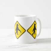 Gorillas Xing! Kaffeetasse (VorderseiteRechts)