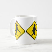 Gorillas Xing! Kaffeetasse (Vorderseite Links)