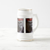 GorillaSilverback Chef-König Sized Stein Bierglas (VorderseiteRechts)