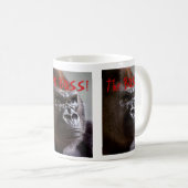 GorillaSilverback der Chef Kaffeetasse (VorderseiteRechts)