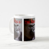 GorillaSilverback der Chef Kaffeetasse (Vorderseite Links)