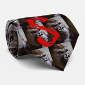 GorillaSilverback der Chef Krawatte (Gerollt)