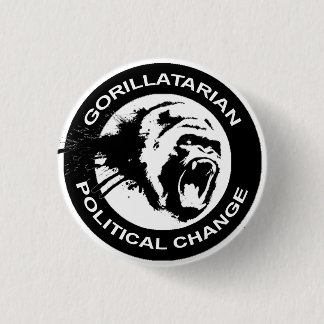 Gorillatarian runder Knopf Button