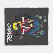Gorillaz-T-Shirt Fleecedecke (Vorderseite (Horizontal))